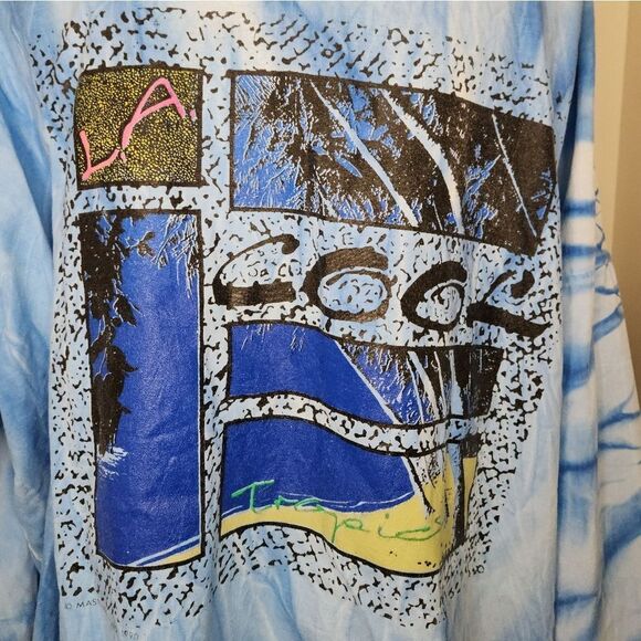 Vintage 90s L.A. Cool tiedye hoodie - Picture 8 of 12